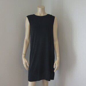 HELMUT LANG Black Sleeveless Mini Dress Small
